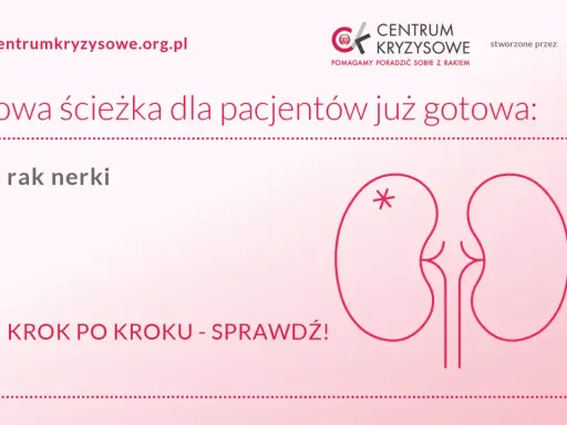 Nowa ścieżka dla pacjentów z rakiem nerki. Centrum Kryzysowe zaprasza do sprawdzenia krok po kroku.