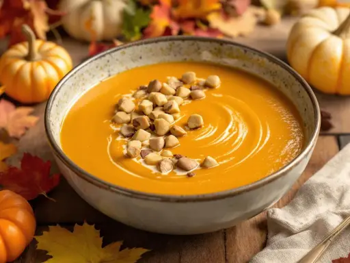 Velouté potimarron châtaigne : la recette automnale parfaite (sans éplucher !)