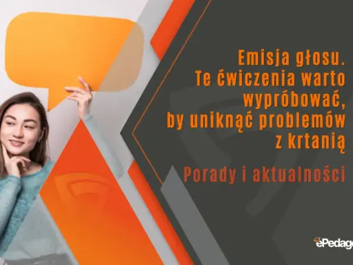 Kobieta z dymkiem myśli. Teksty logopedyczne do czytania dla dorosłych pomagają uniknąć problemów z krtanią. Porady i aktualności.