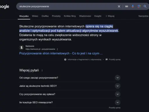 Skuteczne pozycjonowanie stron internetowych to klucz do sukcesu w sieci. Ten blog o pozycjonowaniu wyjaśnia, jak analizować i optymalizować algorytmy wyszukiwarek.