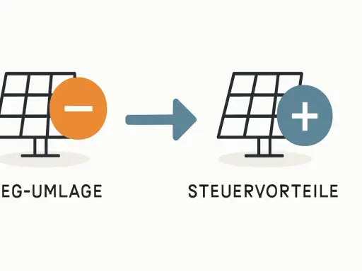 Von EEG-Umlage zu Steuervorteilen: Solaranlagen werden attraktiver.