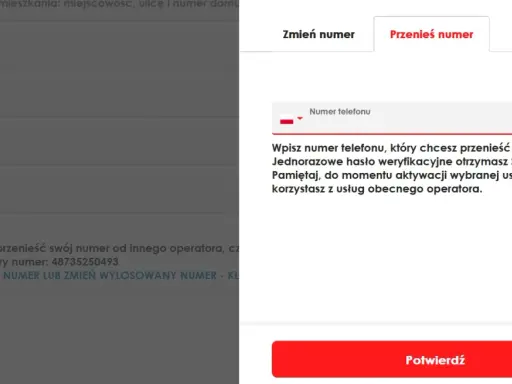 Chcesz przenieść numer do innej sieci? Wpisz numer telefonu, który chcesz przenieść do Heyah 01. Otrzymasz hasło SMS.