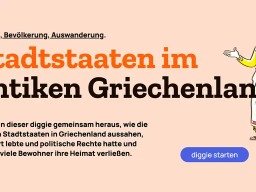 Ein grieche der antike erklärt die Stadtstaaten im antiken Griechenland.