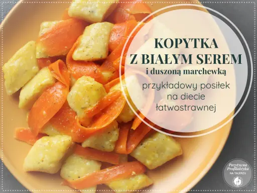 Kopytka z białym serem i marchewką – idealne na dietę lekkostrawną. Czy kopytka są lekkostrawne? Tak, zwłaszcza w takiej odsłonie!