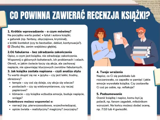Jak napisać recenzję książki? Poznaj kluczowe elementy: wprowadzenie, fabułę, styl, wrażenia i podsumowanie.