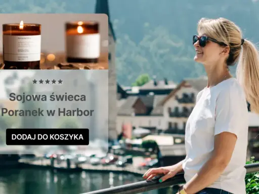 Sojowa świeca "Poranek w Harbor" idealna do sprzedaży internetowej. Dodaj do koszyka i poczuj zapach relaksu.