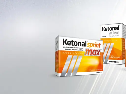 Ketonal Sprint Max i Ketonal Active to leki na ból i stan zapalny, zawierające ketoprofen.