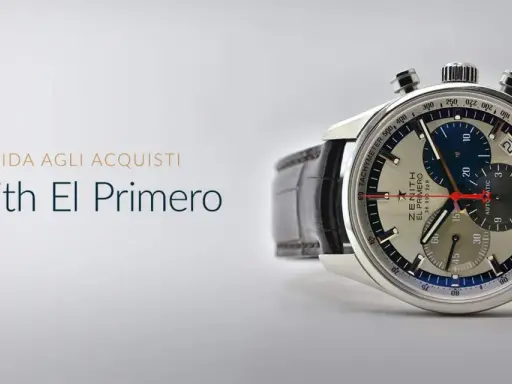 Orologio Zenith El Primero con quadrante argentato e cronografi, cinturino in pelle marrone. Guida all'acquisto.