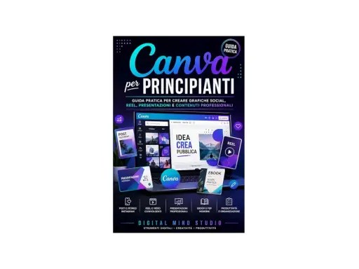 Guida pratica per creare grafiche, reel, presentazioni e contenuti professionali con Canva. Impara come creare un ebook con Canva e molto altro.