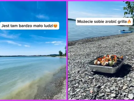 Spokojne jezioro w Czechach blisko granicy polskiej, idealne na grilla. Mało ludzi, dużo słońca.