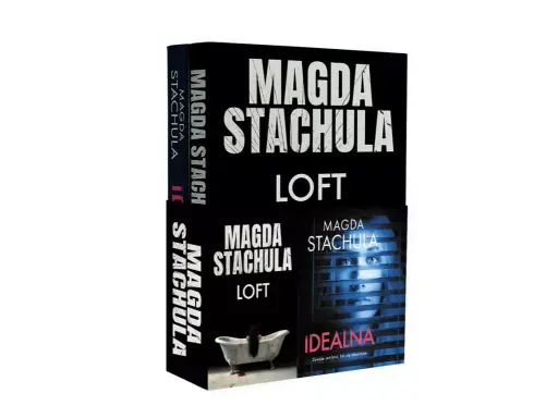 Ekipa na tropie tajemnic z książek Magdy Stachuli. Okładki "Loft" i "Idealna" budzą grozę.