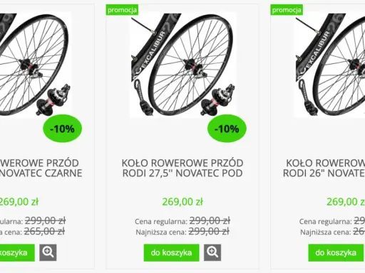 Koła rowerowe RODI 29", 27,5" i 26" Novatec. Różna wielkość kół w rowerze wpływa na jazdę.