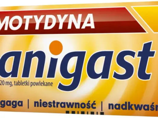 Ranigast z famotydyną na zgagę, niestrawność i nadkwaśność. Opakowanie 30 tabletek.