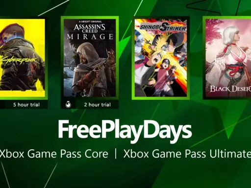 Cyberpunk, Assassin's Creed Mirage, Naruto to Boruto: Shinobi Striker i Black Desert dostępne w ramach Xbox Free Play Days.