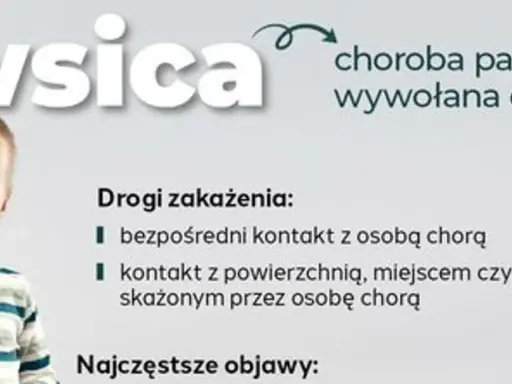 Smutny chłopiec na tle napisu "Owsica". Informacje o chorobie pasożytniczej, drogach zakażenia i objawach, które mogą wpływać na zachowanie dziecka.