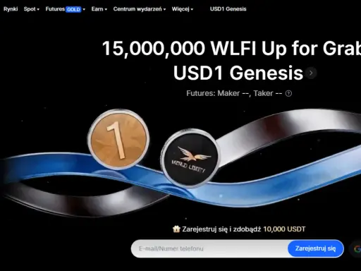 Promocja na giełdzie MEXC: 15 mln WLFI i 10 000 USDT do zdobycia. Zarejestruj się i zacznij handlować!