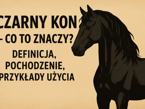 Czarny koń: Kto to jest? Odkryj prawdziwe znaczenie frazeologizmu.