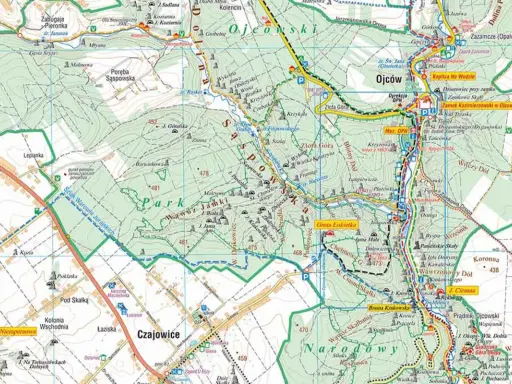 Ojcowski Park Narodowy w jeden dzień: mapa szlaków, jaskiń i punktów widokowych.