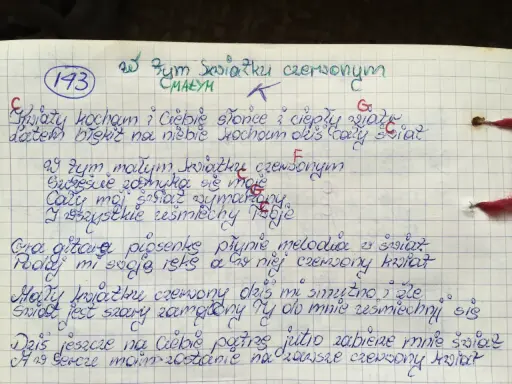 Czego chcesz od nas, Panie: Nuty, akordy, tekst zagraj to!