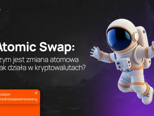 Astronaut odkrywa, czym jest Atomic Swap i jak działa w kryptowalutach. To zaawansowana zmiana atomowa.
