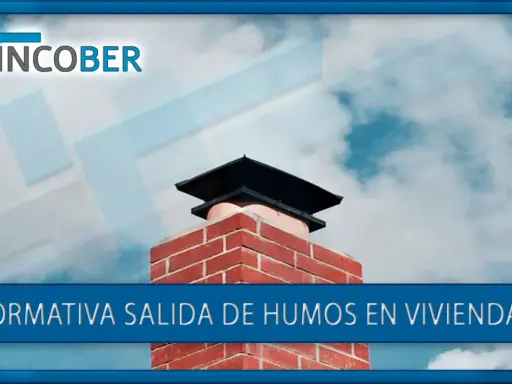 Instalación de tubo de chimenea por pared. Normativa de salida de humos en viviendas.