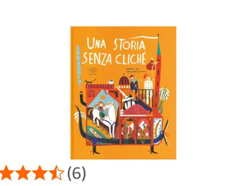 Copertina colorata di "Una storia senza cliché", un libro per donne con illustrazioni vivaci di un mondo fantastico.