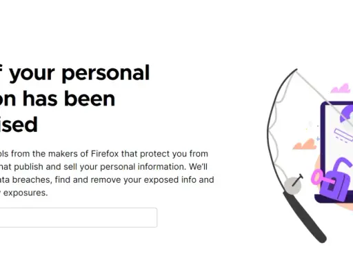 Firefox Monitor: Finden Sie heraus, ob Sie ein email bekommen das man gehackt wurde. Schutz vor Datenlecks.