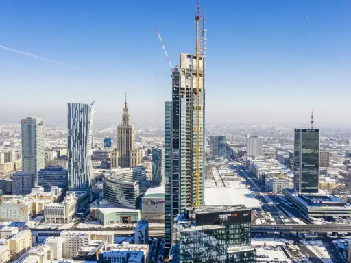 Varso Tower: Najwyższy budynek w Warszawie i UE. Widoki!