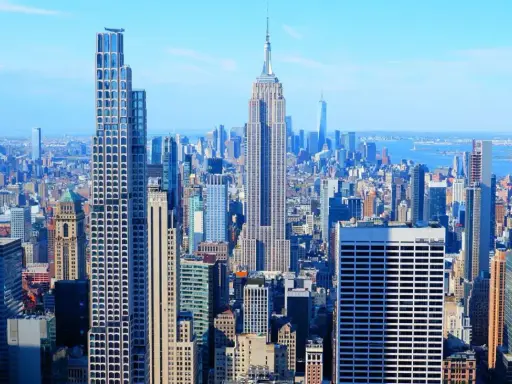 New Yorks skyline med Empire State Building. Här finns massor av tips för din resa till New York.