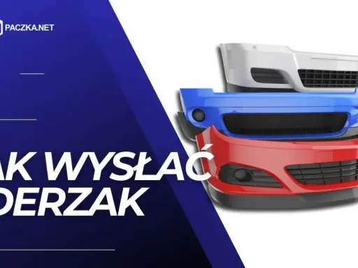 Stos zderzaków w kolorach białym, niebieskim i czerwonym. Dowiedz się, czym wysłać zderzak, aby dotarł bezpiecznie.