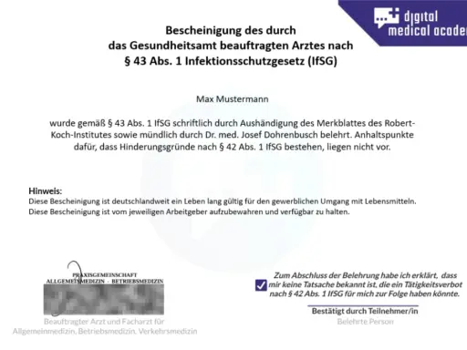 Gesundheitszeugnis Gastronomie: So erhalten Sie Ihre IfSG-Bescheinigung