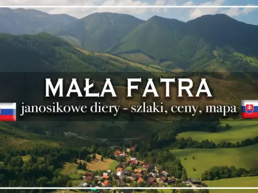 Malownicza panorama Małej Fatry z widokiem na dolinę i szlaki turystyczne.