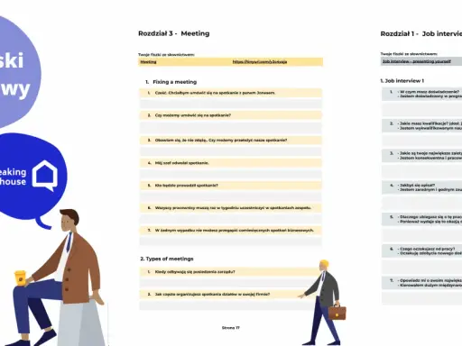 Angielski biznesowy: rozdziały o spotkaniach i rozmowach kwalifikacyjnych. "Job interview - presenting yourself" to klucz do sukcesu.