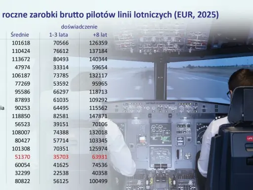 Zarobki pilotów Ryanair w Polsce: Ile naprawdę zarabiają?
