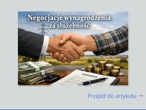 Dwie ręce się ściskają, stosy pieniędzy i monet leżą obok umowy. Dowiedz się, ile żądać za służebność przesyłu.