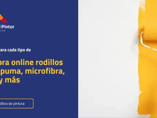 Descubre los tipos de rodillos para pintar: espuma, microfibra, lana y más. Renueva tu hogar con LaCasaDelPintor.