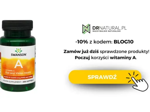 Suplement Swanson z witaminą A na zdrowie oczu. Poczuj korzyści witaminy A. -10% z kodem BLOG10.