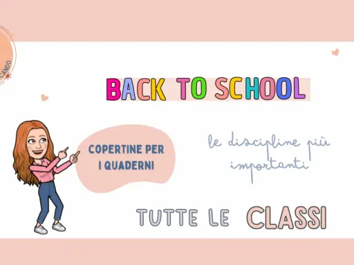 Copertine per quaderni, grammatica e riflessione linguistica per tutte le classi. Back to school!
