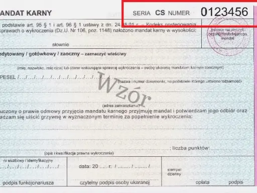 Mandat karny: Jaki symbol formularza wpisać? Uniknij problemów!