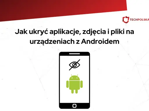 Jak ukryć aplikacje, zdjęcia i pliki na urządzeniach z Androidem. Ikona oka z przekreśleniem symbolizuje ukrywanie.
