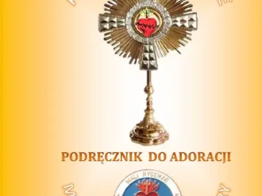 Monstrancja z Sercem Jezusa. "Ja wiem w kogo ja wierzę" - podręcznik do adoracji.