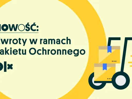 Nowość: Zwroty w ramach Pakietu Ochronnego OLX. Czy jak nie odbiorę paczki to dostanę zwrot pieniędzy? Tak, dzięki tej opcji.