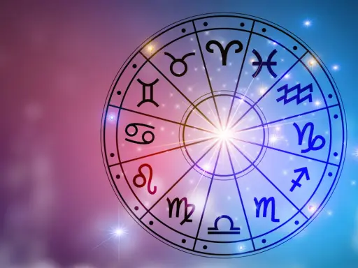 Koło zodiaku z symbolami astrologicznymi. Czy zastanawiałeś się, kim byłam w poprzednim wcieleniu numerologia?
