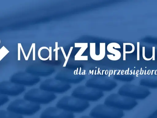 Mały ZUS Plus dla mikrofirm. Symbolizuje wsparcie dla małych przedsiębiorców, w przeciwieństwie do dużego ZUS.