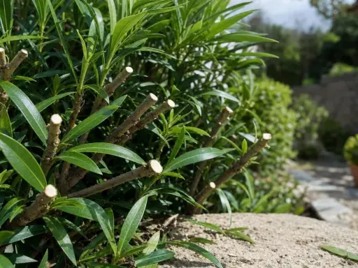Arbustes à fleurs taillés, prêts pour une nouvelle pousse. Le bon moment pour savoir quand tailler les arbustes à fleurs est crucial pour leur floraison.