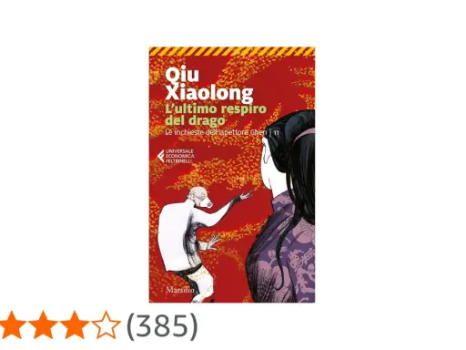 Copertina de "L'ultimo respiro del drago", ultimo libro di Qiu Xiaolong, con l'ispettore Chen.