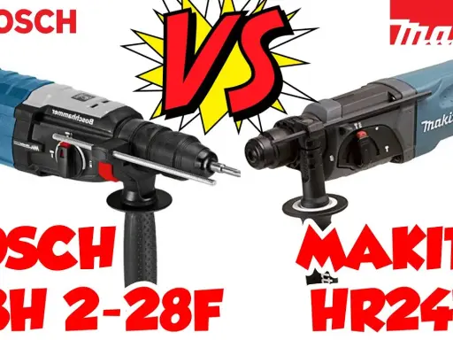 Która młotowiertarka lepsza? Bosch GBH 2-26 DRE vs Makita HR2470