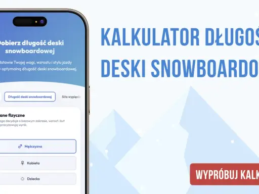 Kalkulator długości deski snowboardowej pomoże Ci dobrać idealny sprzęt. Wpisz dane fizyczne, a dowiesz się, jak dobrać deskę snowboardową.