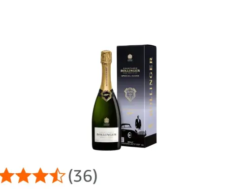 Champagnerflasche und Geschenkbox Bollinger 007, die Special Cuvée für Agenten.