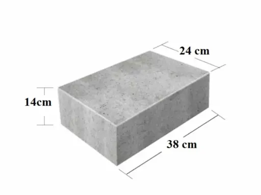 Bloczek fundamentowy o wymiarach 38x24x14 cm. Zastanawiasz się, ile waży bloczek fundamentowy?